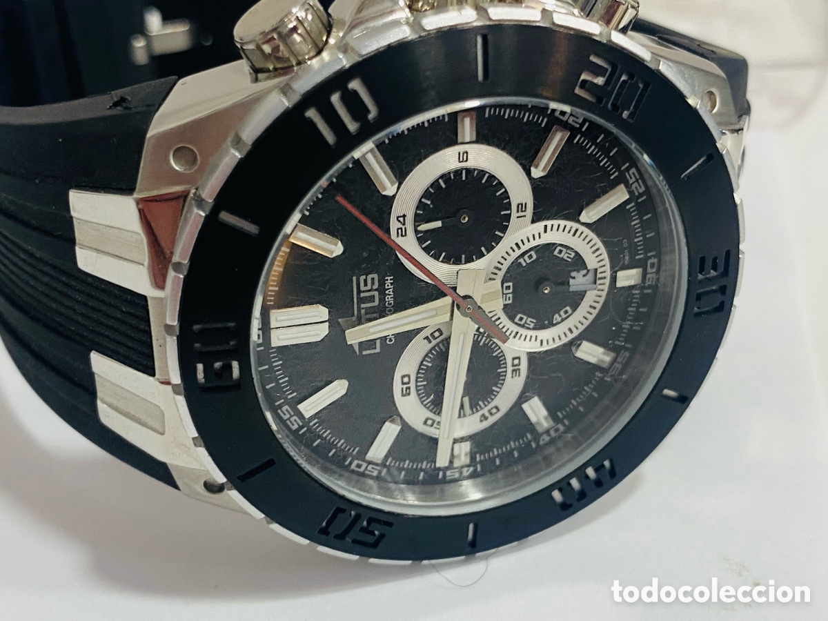 Relojes - Lotus: Lotus Cron&oacute;grafo Negro - Foto 8