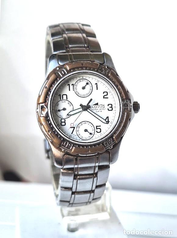 Relojes - Lotus: Reloj Lotus Cron&oacute;grafo Acero WR 10ATM