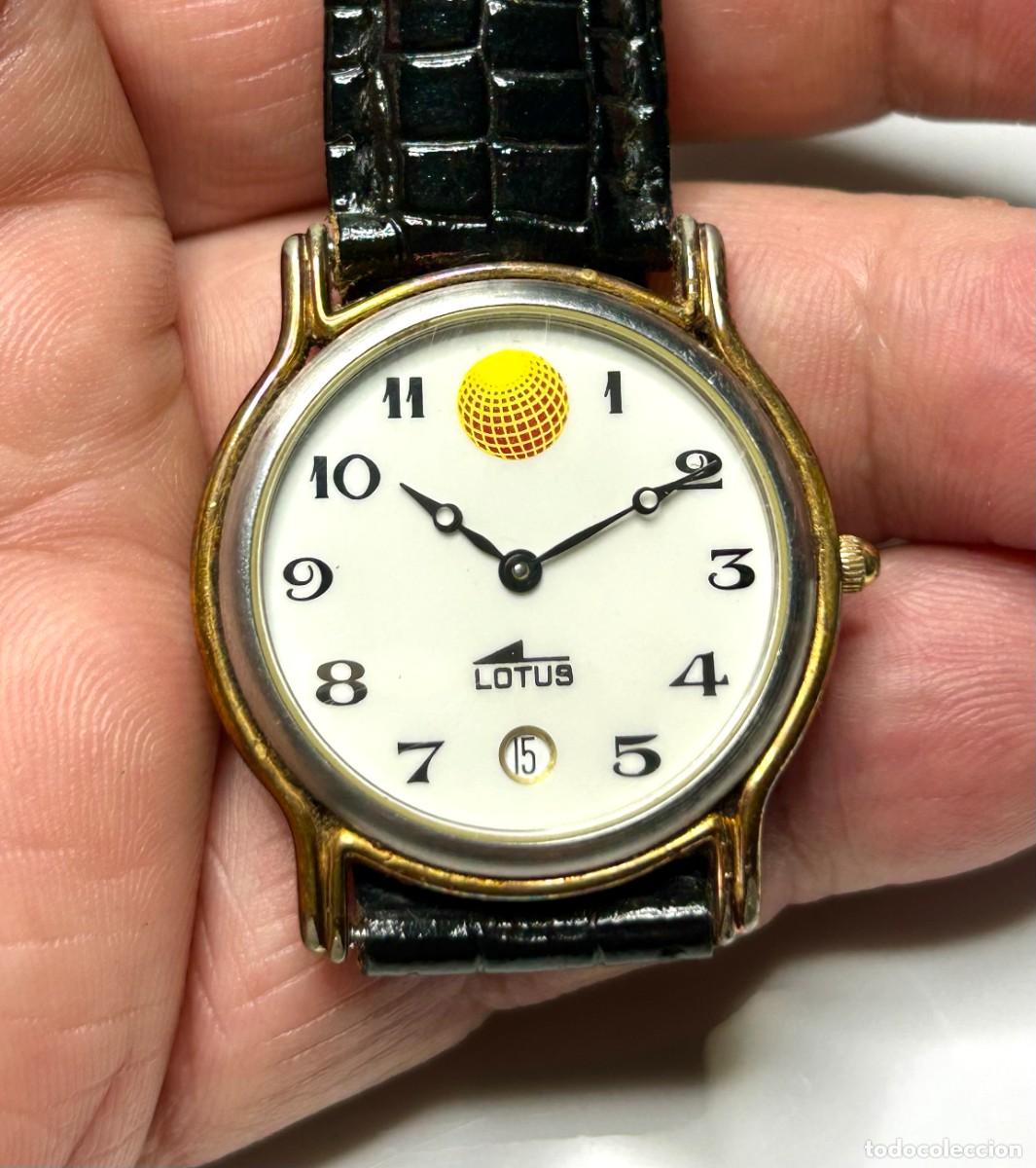 Relojes - Lotus: 3868.Reloj de pulsera anal&oacute;gico vintage de la EXPO &acute;92 de Sevilla marca LOTUS (NO FUNCIONA)