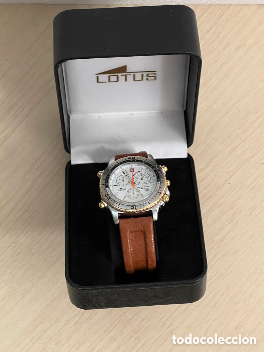 Montres - Lotus: ✅ Reloj LOTUS alarma cron&oacute;grafo multifuncional como nuevo 42 mm