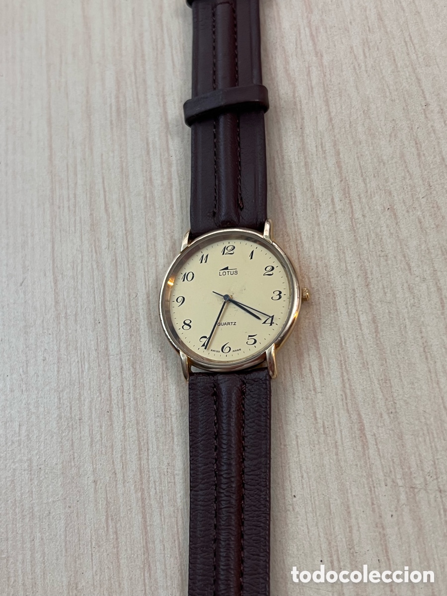 Montres - Lotus: ✅ Reloj lotus cuarzo chapado en oro 32 mm unisex