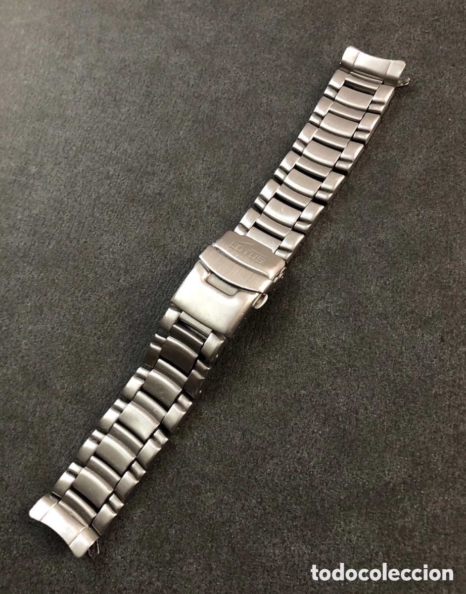 Relojes - Lotus: ✅ Correa pulsera reloj Lotus 20 mm acero Ref 15180