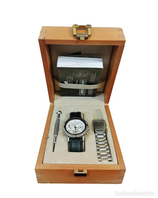 Relojes - Lotus: RELOJ LOTUS QUARTZ SUPERCHRONOGRAPH. CON ESTUCHE. ACERO INOXIDABLE. ESPA&Ntilde;A. SIGLO XX.