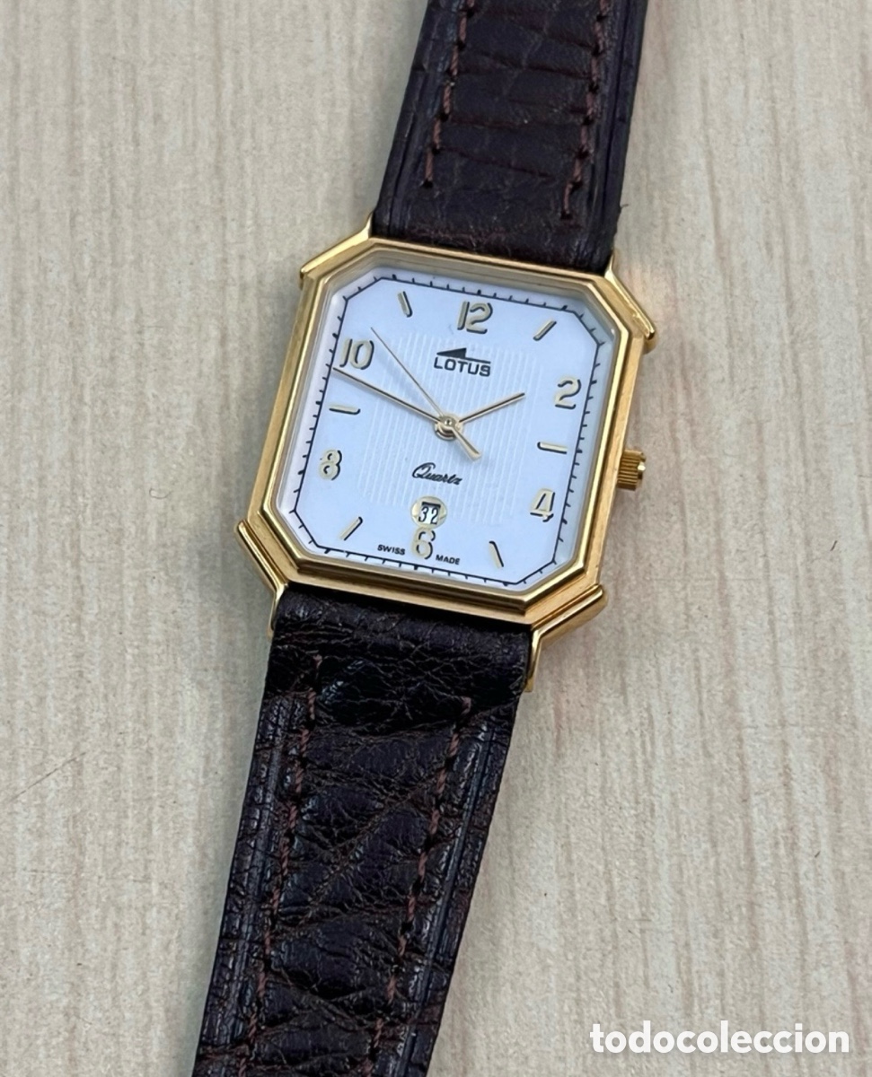 Watches - Lotus: ✅ Reloj lotus royal cuarzo calendario Swiss Tank como nuevo 4393