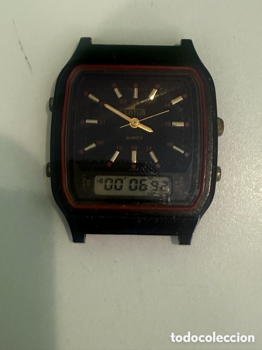 Watches - Lotus: Reloj caballero Lotus Quartz Ana-Digi vintage &ndash; Funciona digital