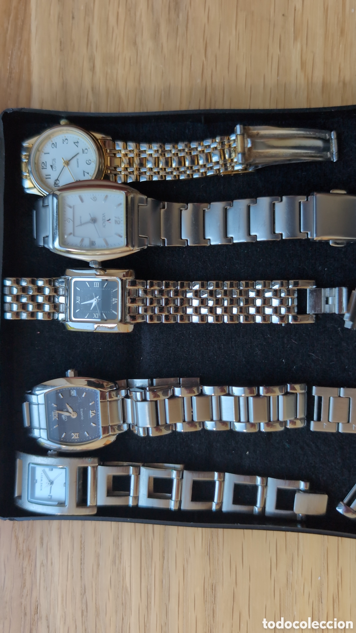 Relojes - Lotus: Lote 5 Relojes de Pulsera Acero Inoxidable (Fossil, Casio, Lotus)