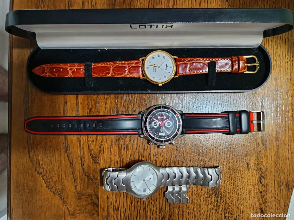 Uhren - Lotus: Lote de tres relojes de pulsera Lotus y Pontina