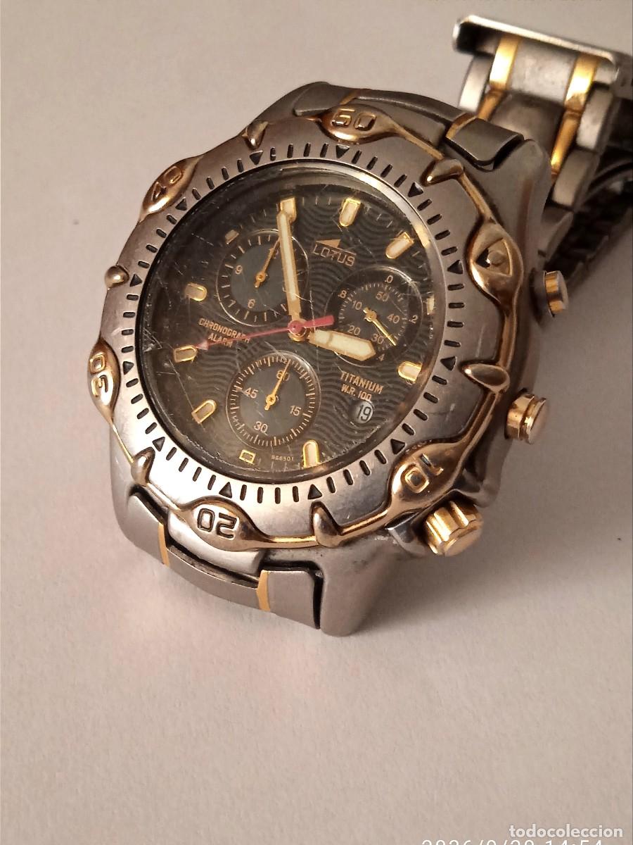 Relojes - Lotus: RELOJ LOTUS TITANIO QUARTZ CRONOGRAFO ALARMA .
