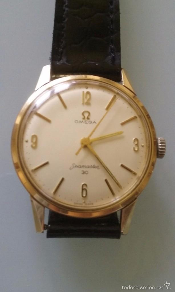 Reloj omega seamaster 30, chapado oro 40 micron - Vendido ...