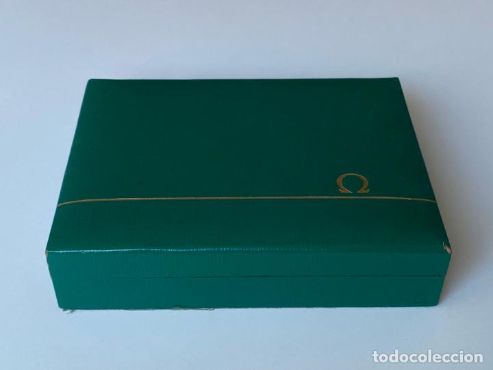 Relojes - Omega: estuche de reloj omega , antiguo y original , vacío . color verde , - Foto 3 - 216595351