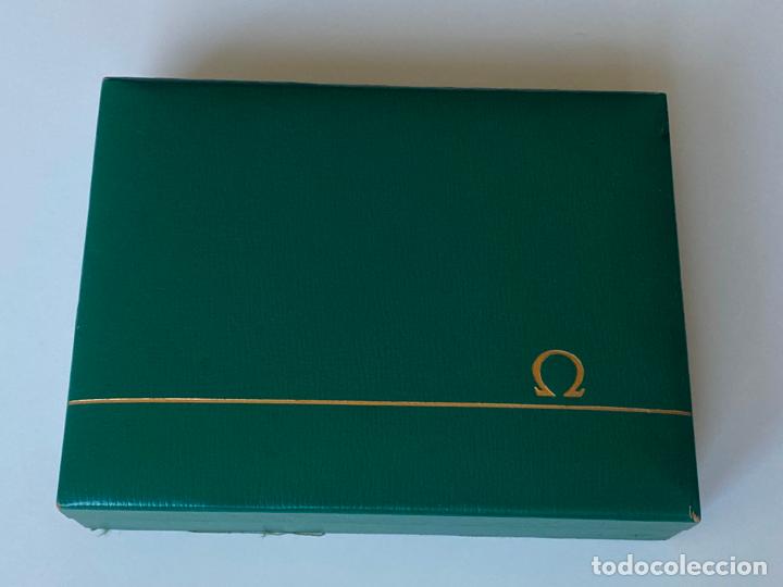 Relojes - Omega: estuche de reloj omega , antiguo y original , vacío . color verde , - Foto 5 - 216595351