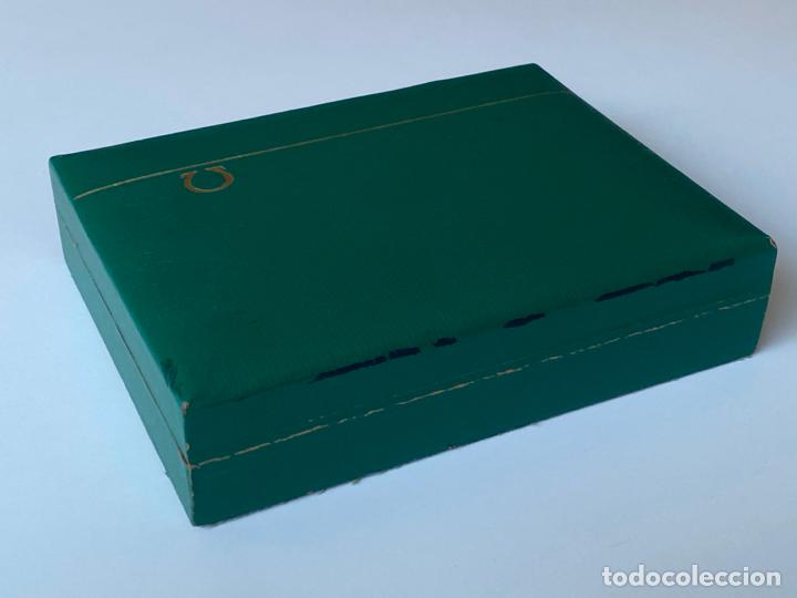 Relojes - Omega: estuche de reloj omega , antiguo y original , vacío . color verde , - Foto 6 - 216595351