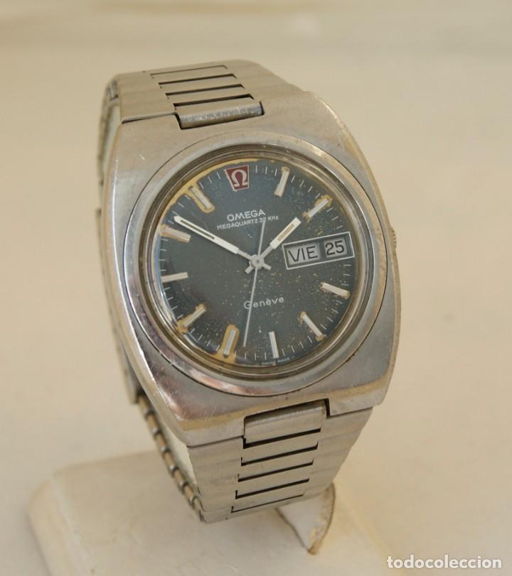 raro reloj omega megaquartz 32khz 196 