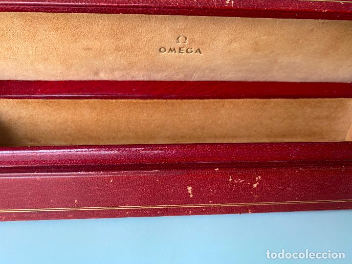 Relojes - Omega: ESTUCHE DE RELOJ OMEGA LOUIS BRANDT , FINALES DE 1950 . PIEL - Foto 7 - 254698485