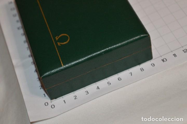 Relojes - Omega: Vintage - Caja / Estuche OMEGA - De madera, forrada en color verde - ¡Preciosa, mira fotos/detalles! - Foto 6 - 309789583