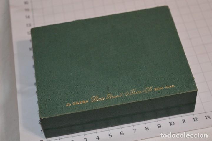 Relojes - Omega: Vintage - Caja / Estuche OMEGA - De madera, forrada en color verde - ¡Preciosa, mira fotos/detalles! - Foto 9 - 309789583