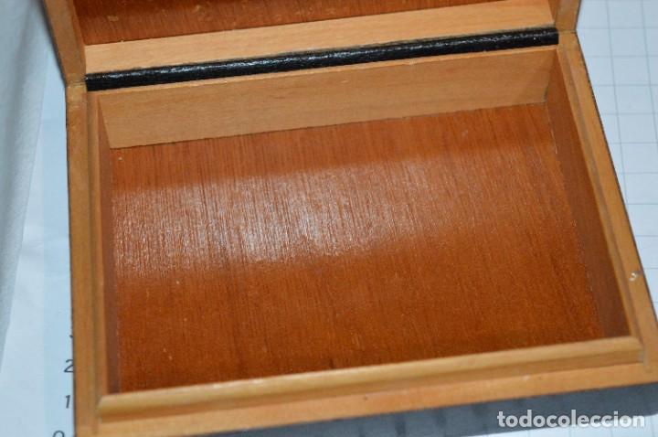 Relojes - Omega: Vintage - Caja / Estuche OMEGA - De madera, forrada en color NEGRA - ¡Preciosa, mira fotos/detalles! - Foto 5 - 309792983