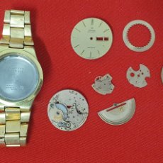 Relógios - Omega: CAJA CON CORREA Y PIEZAS DE RECAMBIOS DE OMEGA .LA CAJA MIDE 35.7 MM DIAMETRO. Lote 356640675