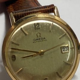 Reloj Omega Automatico calibre 562 vintage caja chapada oro 1960-1969 en funcionamiento