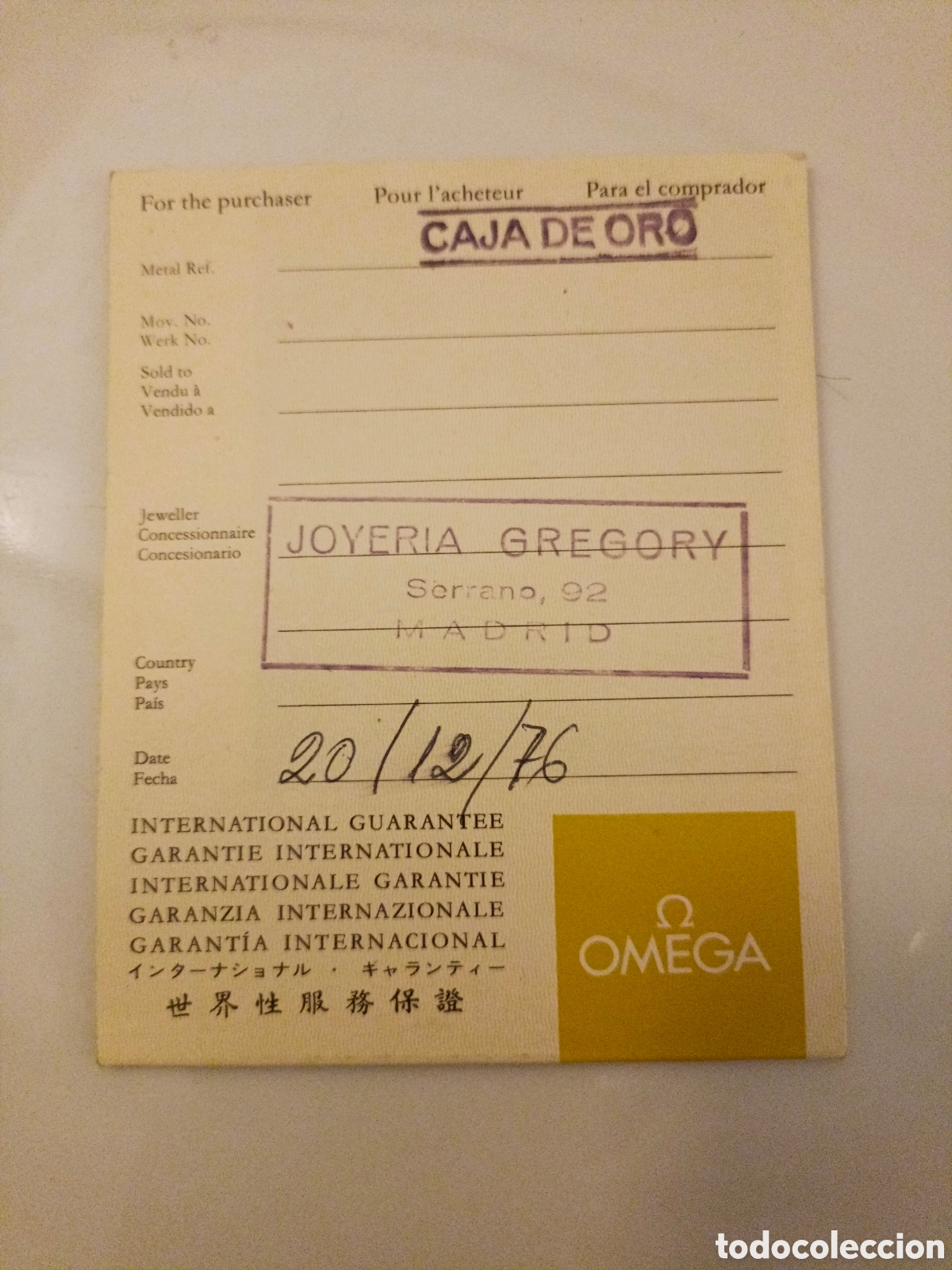 Relojes - Omega: Reloj marca Omega 18k oro - Foto 8
