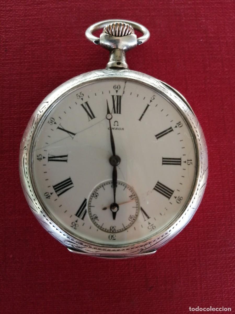 Relojes - Omega: Reloj Omega de bolsillo de plata - Foto 1