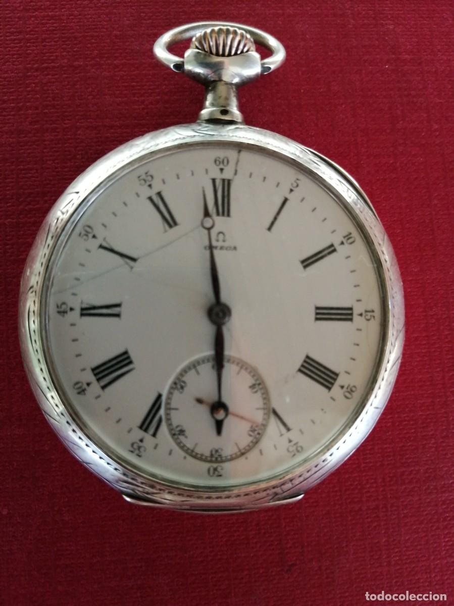 Relojes - Omega: Reloj Omega de bolsillo de plata - Foto 2