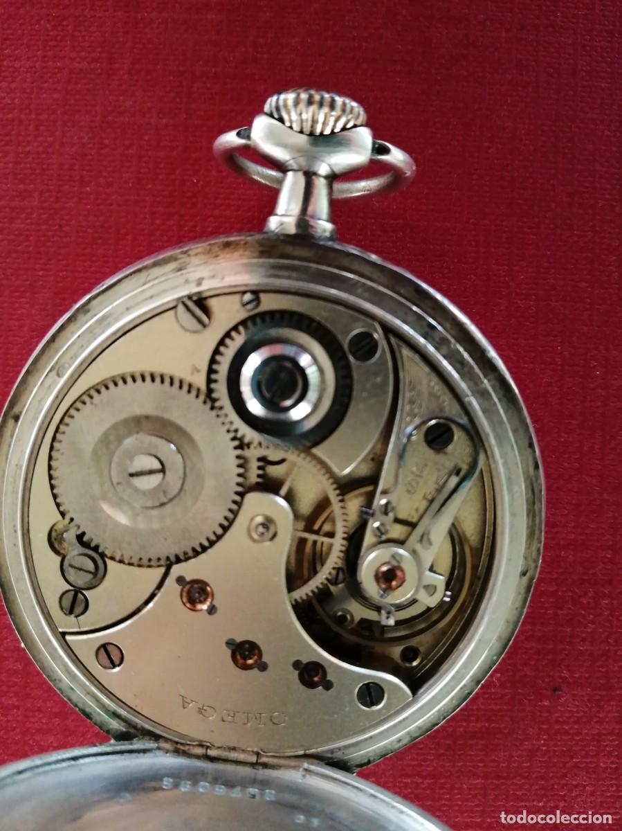 Relojes - Omega: Reloj Omega de bolsillo de plata - Foto 5