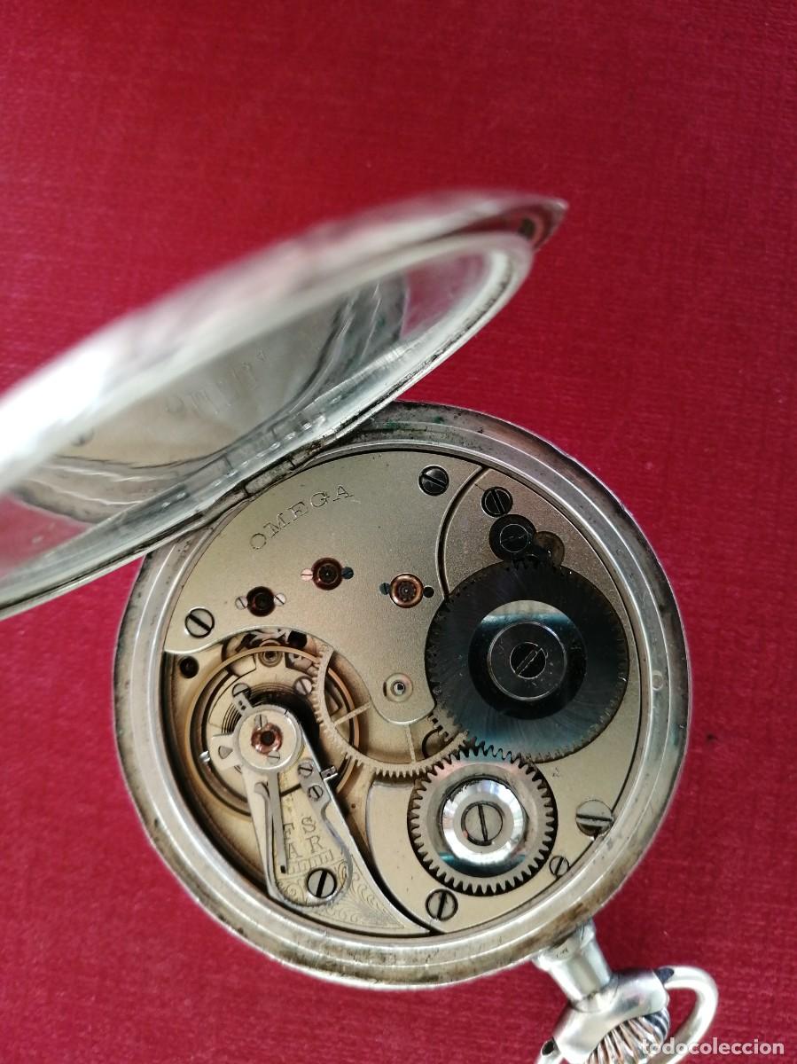 Relojes - Omega: Reloj Omega de bolsillo de plata - Foto 6