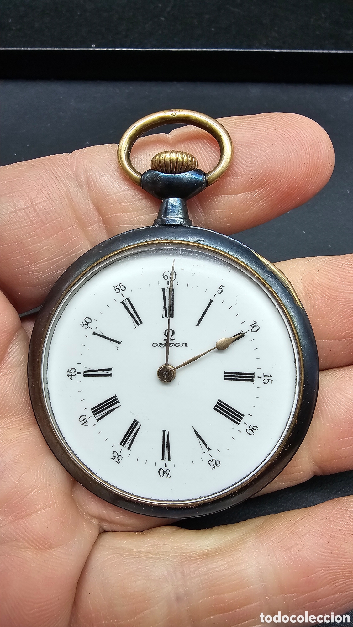 Uhren - Omega: Antiguo reloj de bolsillo Omega