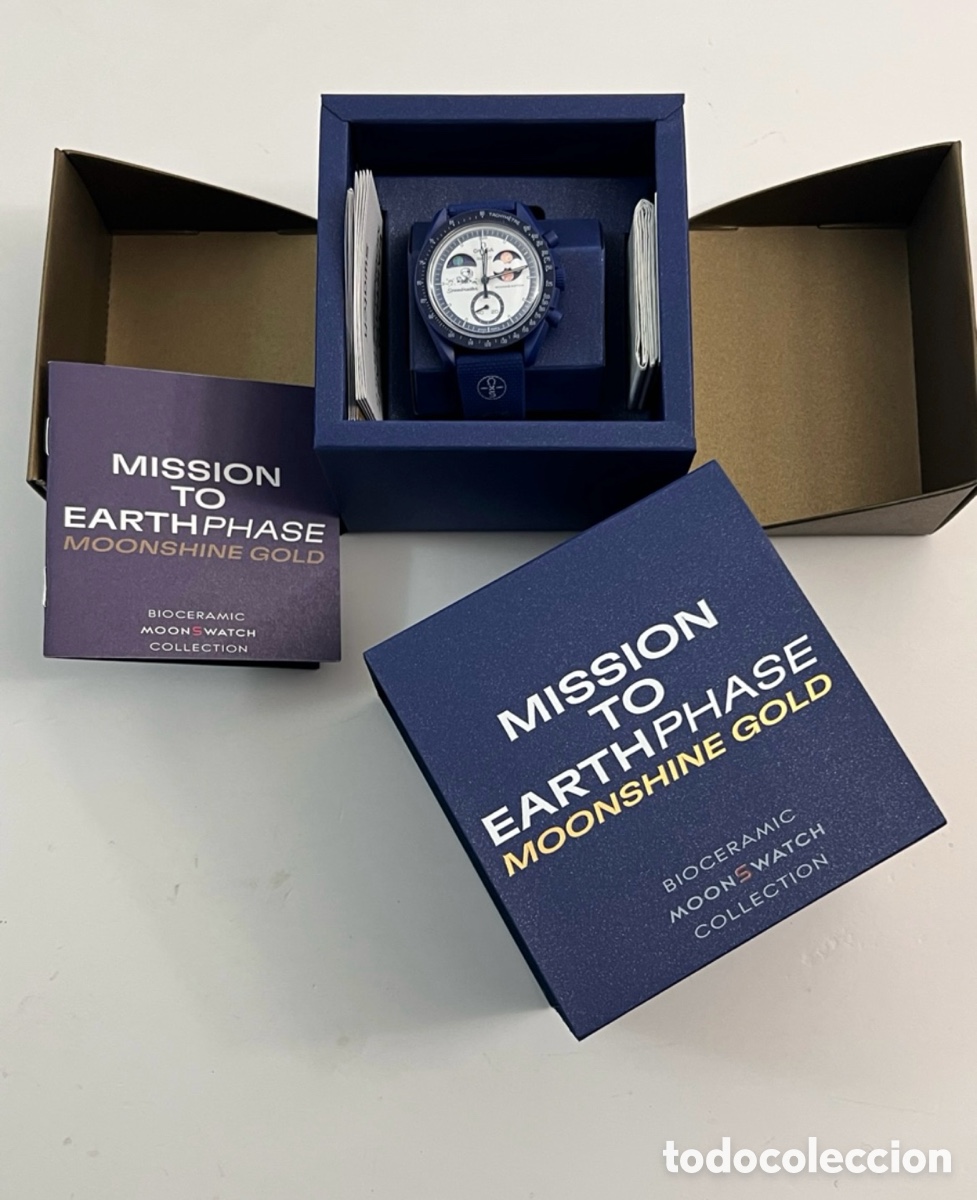 Relojes - Omega: Reloj Omega speedmaster x Swatch Mission to EARTHPHASE MOONSHINE GOLD