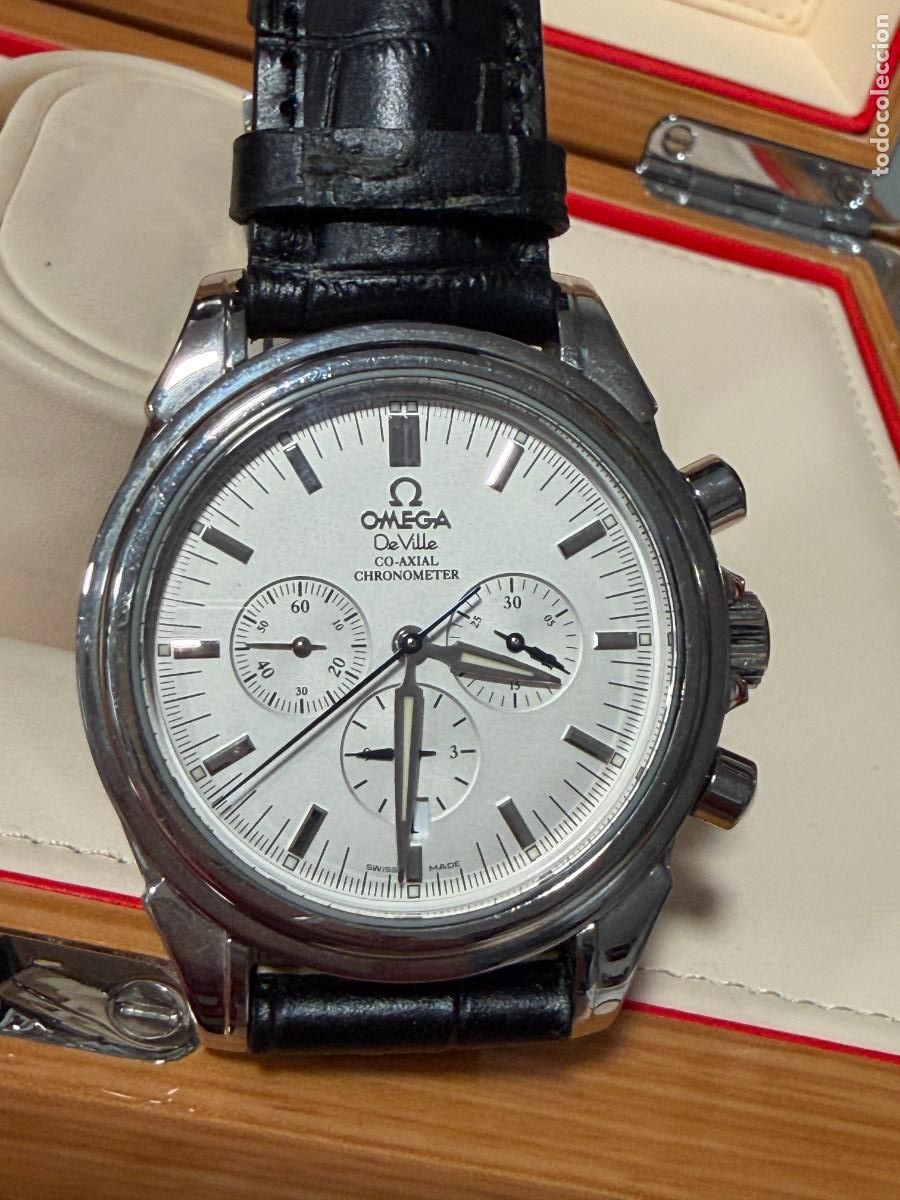 Relojes - Omega: Reloj Omega De Ville Coaxial Chronograph , 148413132 , completo , R710