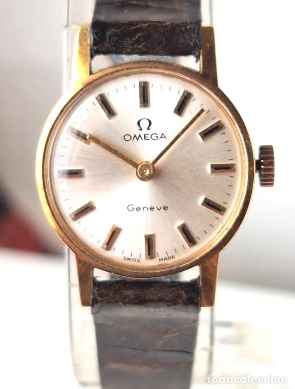 Relojes - Omega: Reloj Omega Geneve Mujer acero Chapado en Oro