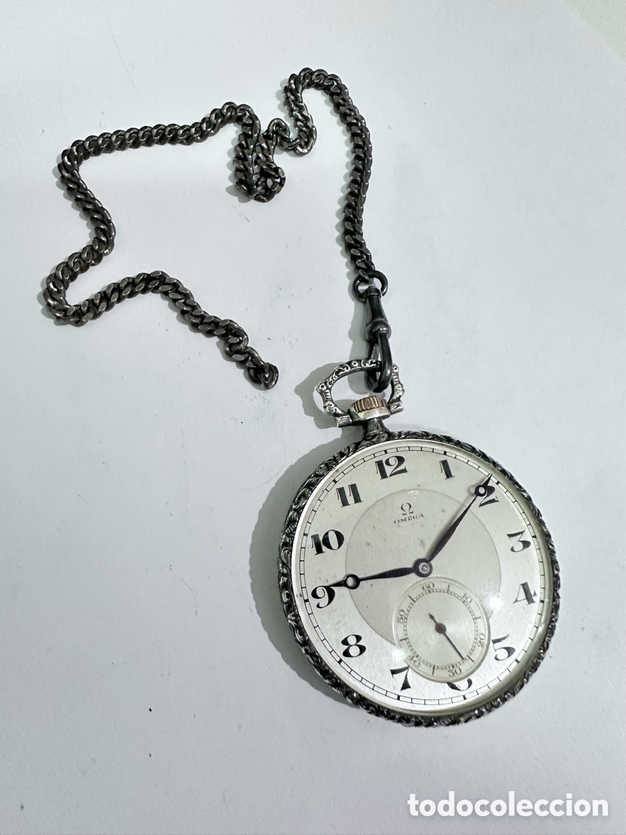 Relojes - Omega: OMEGA De Bolsillo es de Plata 900 y la pulsera plata 925 Swiss Made