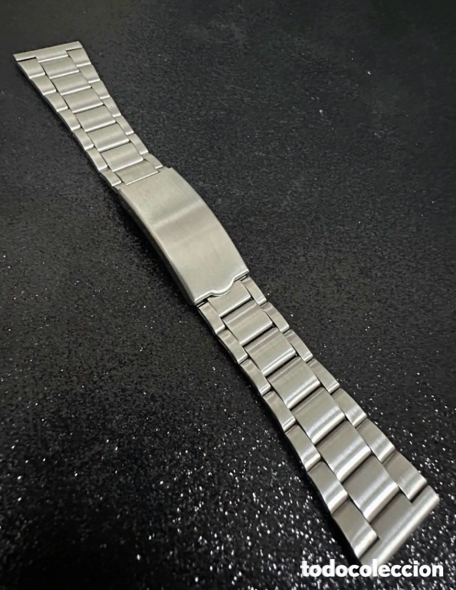 Montres - Omega: Brazalete Reloj De Pulsera 22mm STAINLESS STEEL Vintage Como Nuevo