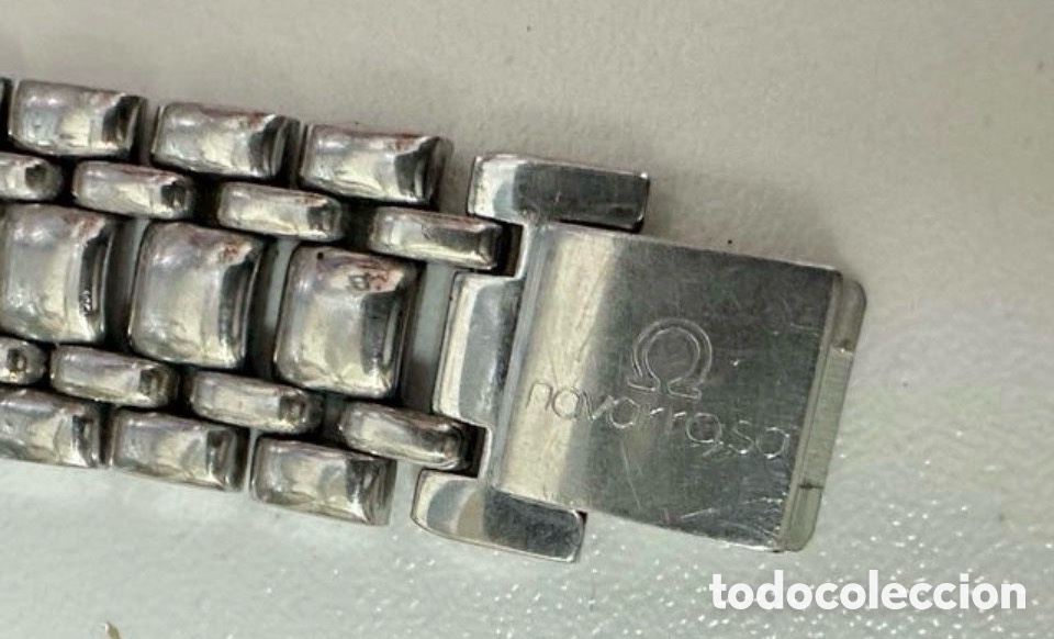 Montres - Omega: Brazalete Pulsera OMEGA STAINLESS STEEL Vintage