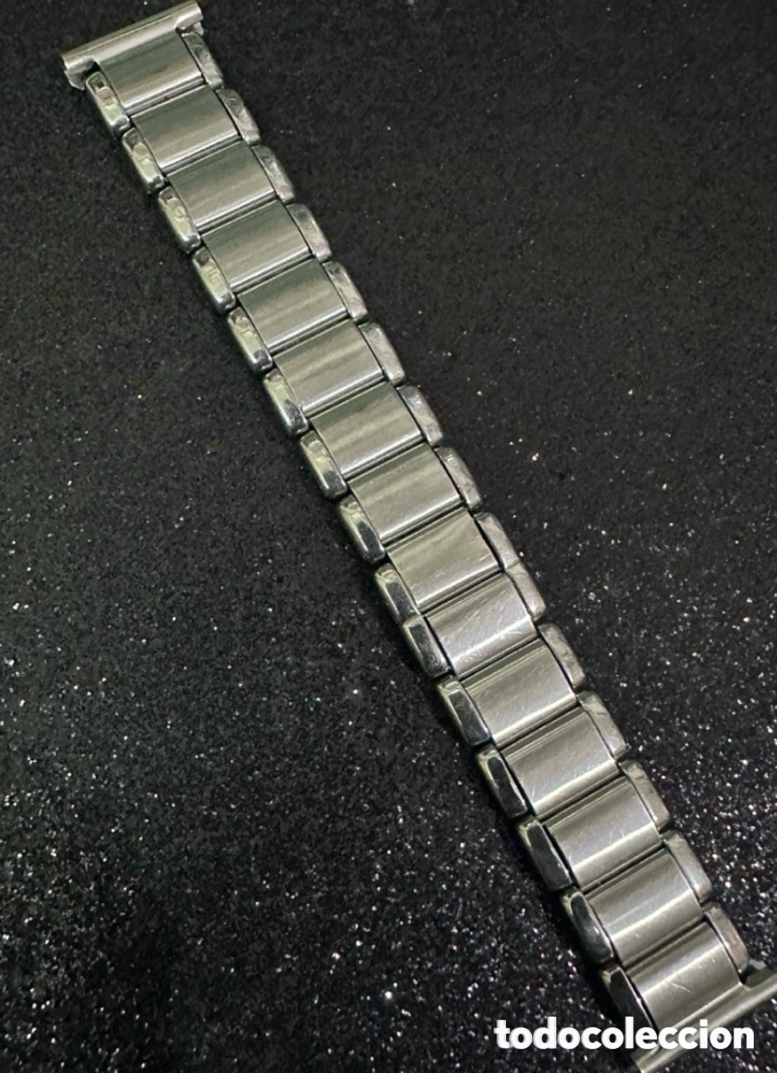 Montres - Omega: Brazalete pulsera Kiefer Expandro de acero inoxidable de 18 mm Germany Vintage