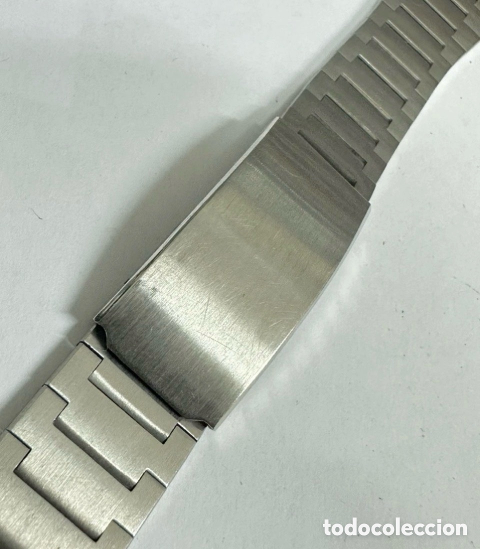 Montres - Omega: Antiguo Brazalete reloj De Acero Inoxidable 100% 18mm Vintage