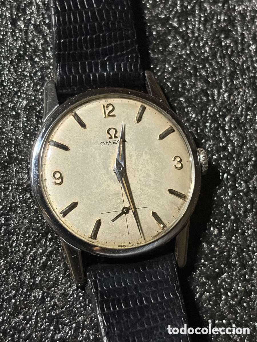 Relojes - Omega: Omega plateado vintage mec&aacute;nico.