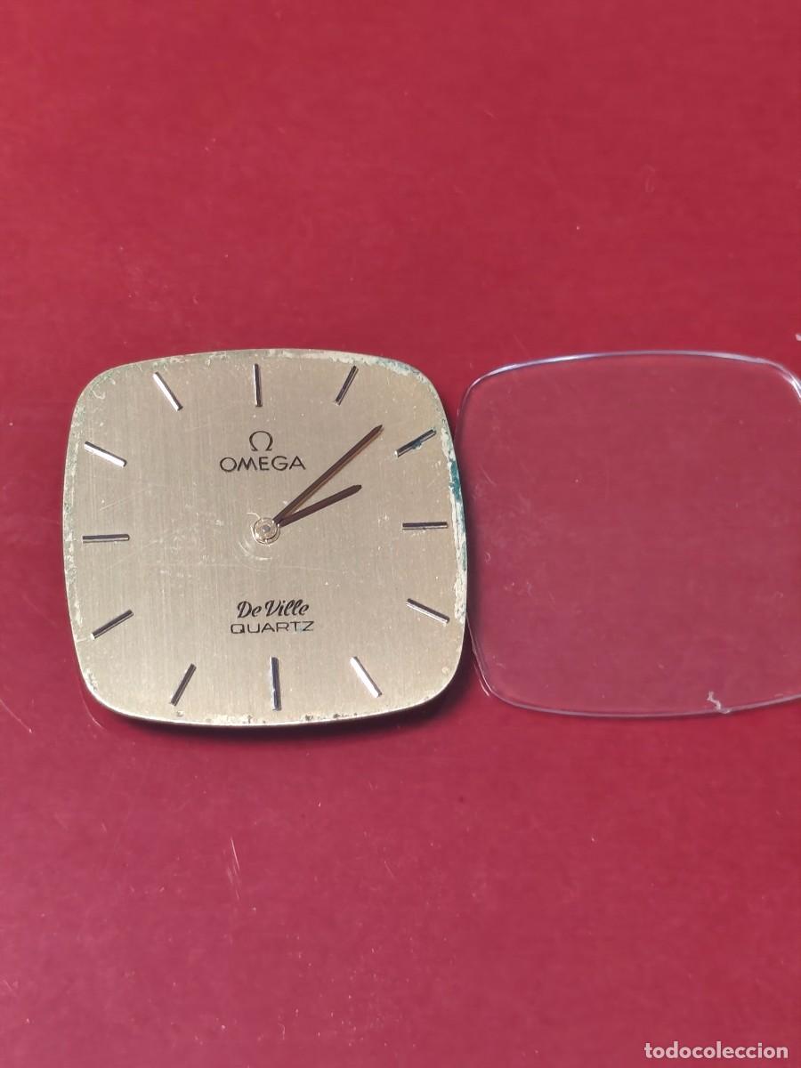 Relojes - Omega: Mecanismo Reloj Omega De Ville Cuarzo Calibre 1365. A&ntilde;o 1980. Funcionando.