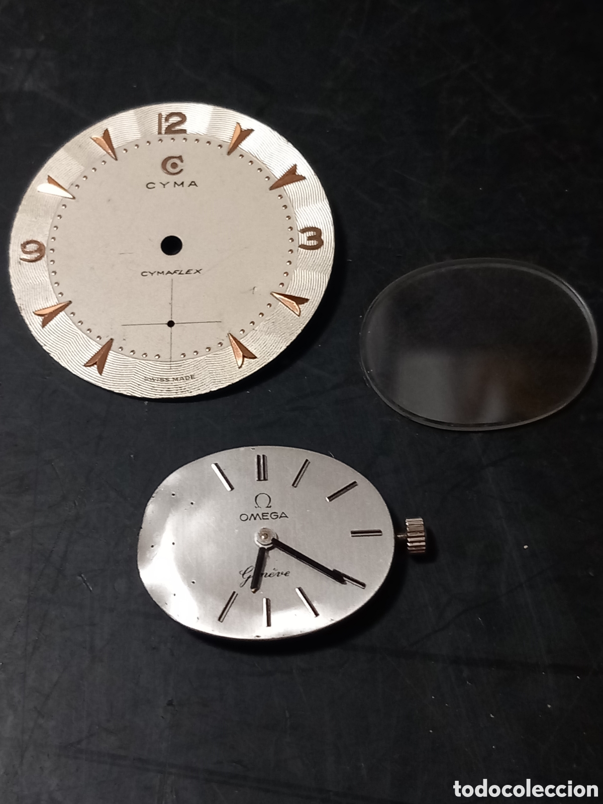 Rel&oacute;gios - Omega: ANTIGUA RESTOS OMEGA MAQUINARIA SE&Ntilde;ORA Y CYMA ORIGINAL