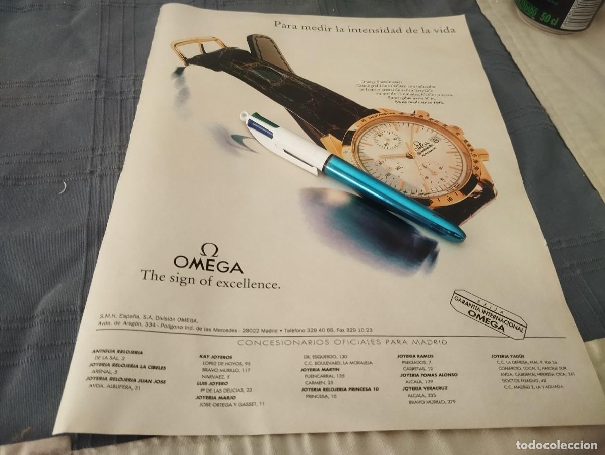 Relojes - Omega: RELOJ OMEGA ANUNCIO PUBLICIDAD REVISTA 1992 BONITO PARA ENMARCAR