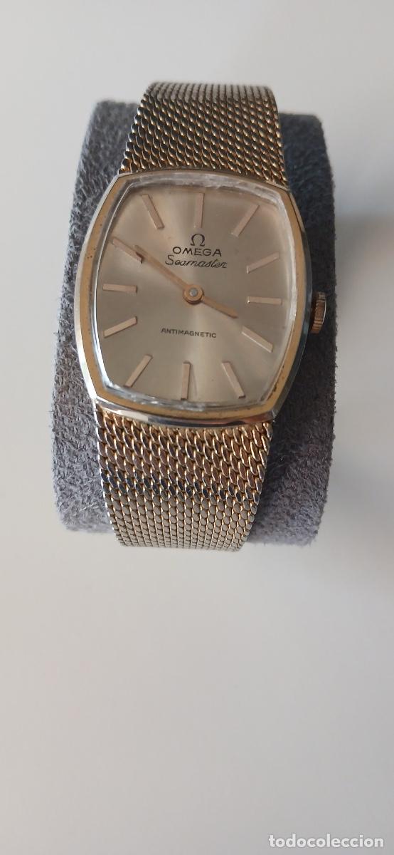 Montres - Omega: R&eacute;plica Antigua Reloj Mec&aacute;nico Estilo Omega Seamaster &rdquo;TV Screen&rdquo; &ndash; Cuerda Manual