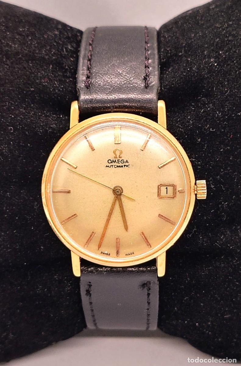 Watches - Omega: OMEGA - RELOJ PULSERA CABALLERO AUTOMATICO - CALIBRE 1-562 - 24 JEWELLS - CAJA DE ORO 18 KTES.