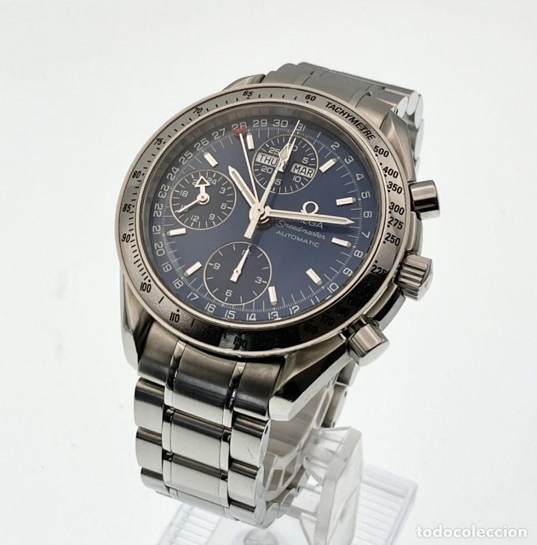 Relojes - Omega: OMEGA Speedmaster Triple Calendar Autom&aacute;tico Dial azul - Foto 2