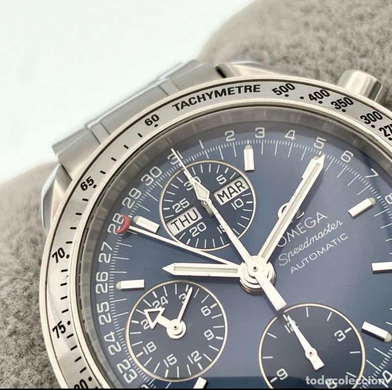 Relojes - Omega: OMEGA Speedmaster Triple Calendar Autom&aacute;tico Dial azul - Foto 3