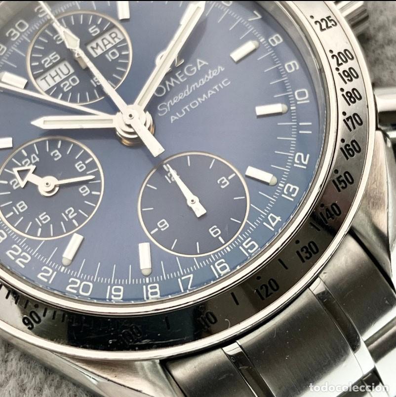 Relojes - Omega: OMEGA Speedmaster Triple Calendar Autom&aacute;tico Dial azul - Foto 4