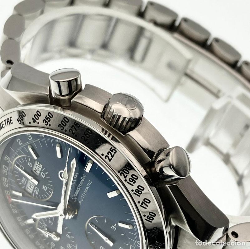 Relojes - Omega: OMEGA Speedmaster Triple Calendar Autom&aacute;tico Dial azul - Foto 8