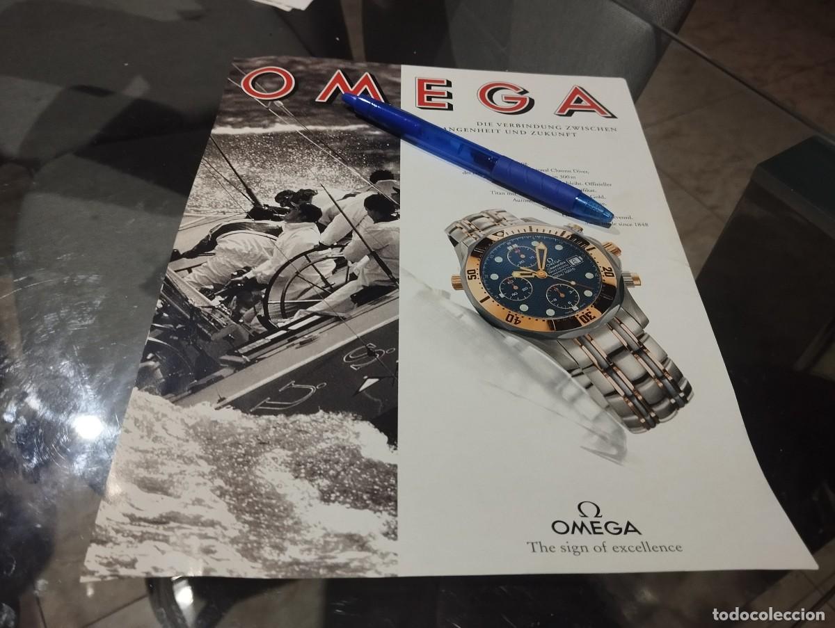 Relojes - Omega: RELOJ OMEGA CLIPPING ANUNCIO PUBLICIDAD REVISTA ALEM&Aacute;N 1994