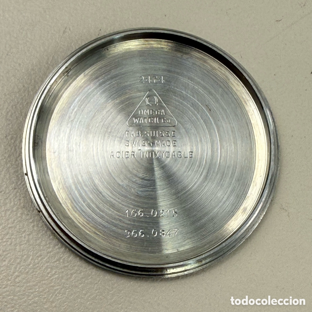 Relojes - Omega: Tapa trasera reloj Omega con ref. 1660215. Pieza de recambio.
