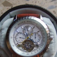 Relógios - Patek: PATEK PHILIPPE AUTOMATICO! CON CORREA DE CUERO PARA CABALLERO. Lote 9770755